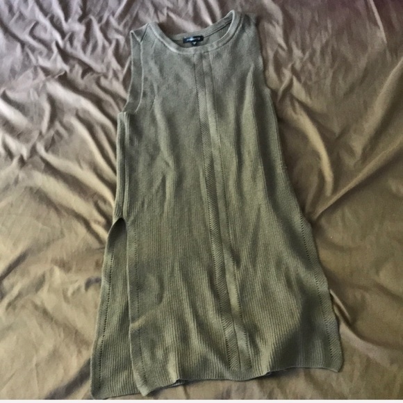 Dynamite High slit Knit sweater dress - Picture 1 of 3